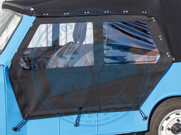 Seitenplanen Kübel / Tramp, PVC-Verdeckstoff verschiedene Farben