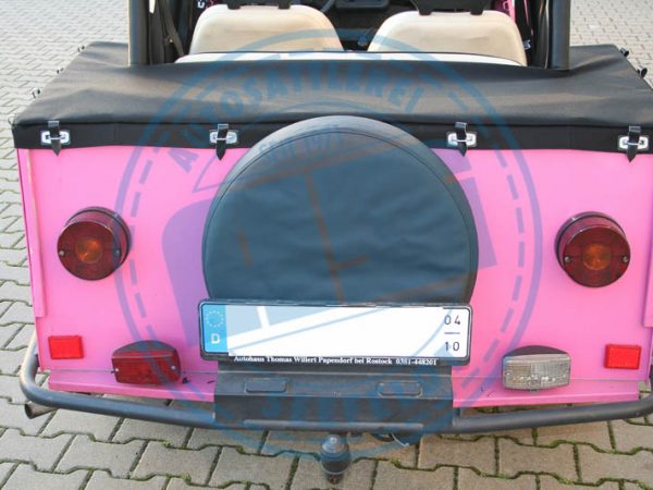 Hülle Reserverad, Kunstleder