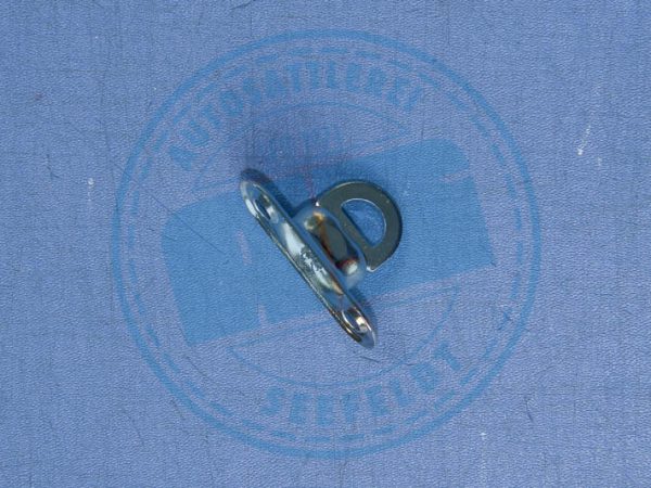 Drehverschluß 17x11 mm Messing vernickelt