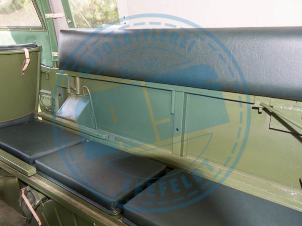 Sitz- u. Lehnenpolster P3 Kübelwagen hinten